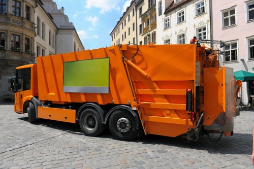 Auditor documenting findings during annual review of waste services